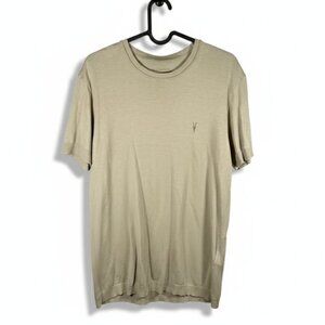 Allsaints Short Sleeve Parlour Cotton & Modal Crewneck‎ T-Shirt